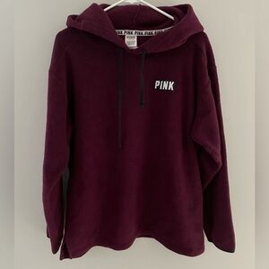 PINK Victoria’s Secret Sherpa Pullover sz LARGE